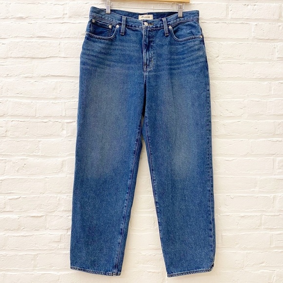 MadewellPetite Baggy Straight Jean in Firthway Wash